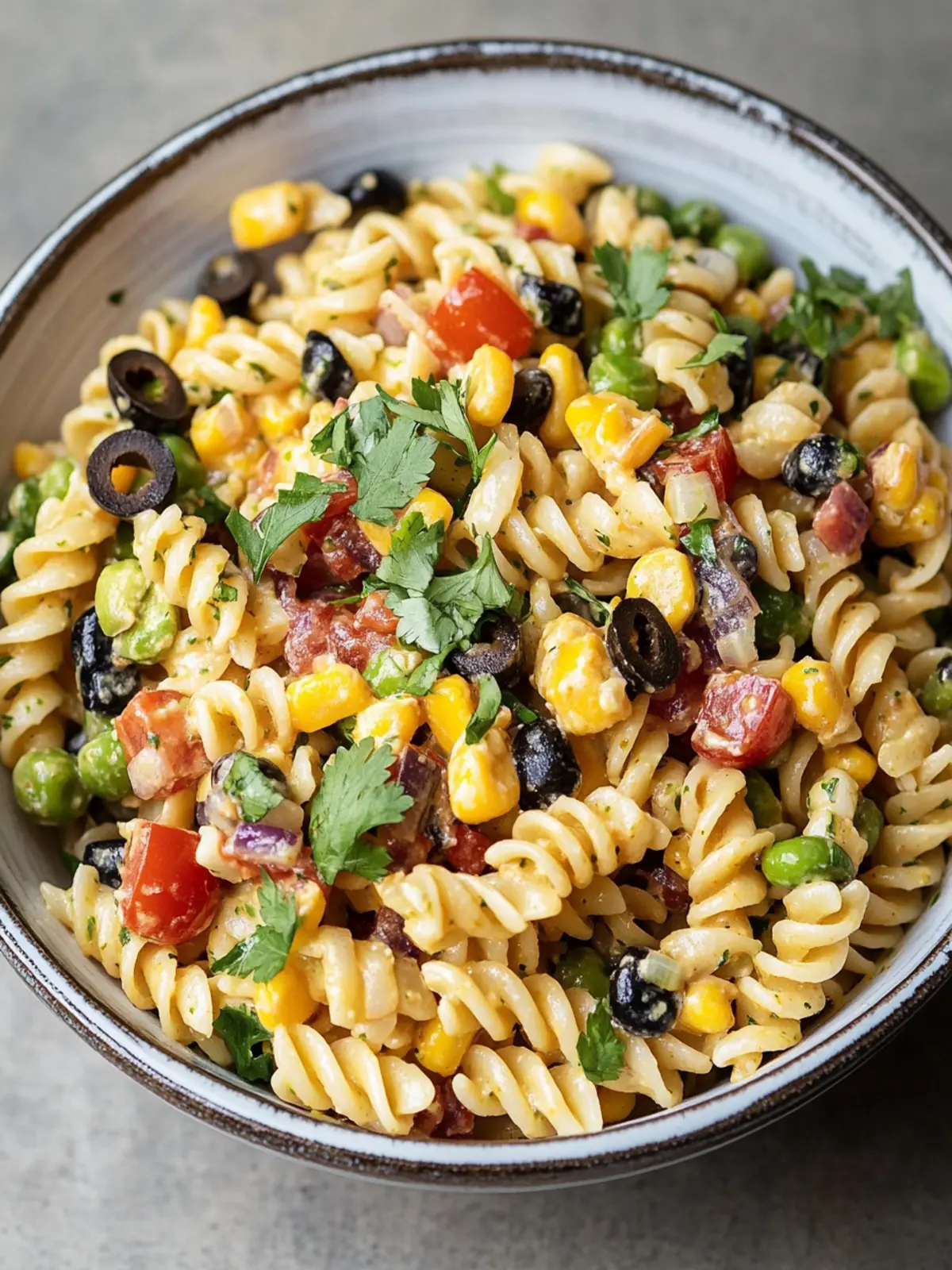 Ultimate Southwest Pasta Salad with Chipotle Ranch Twist 5 Southwest Pasta Salad