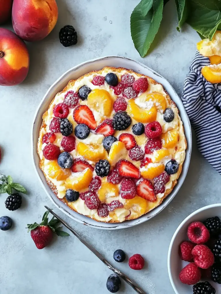 Summer Fruit Breakfast Bake