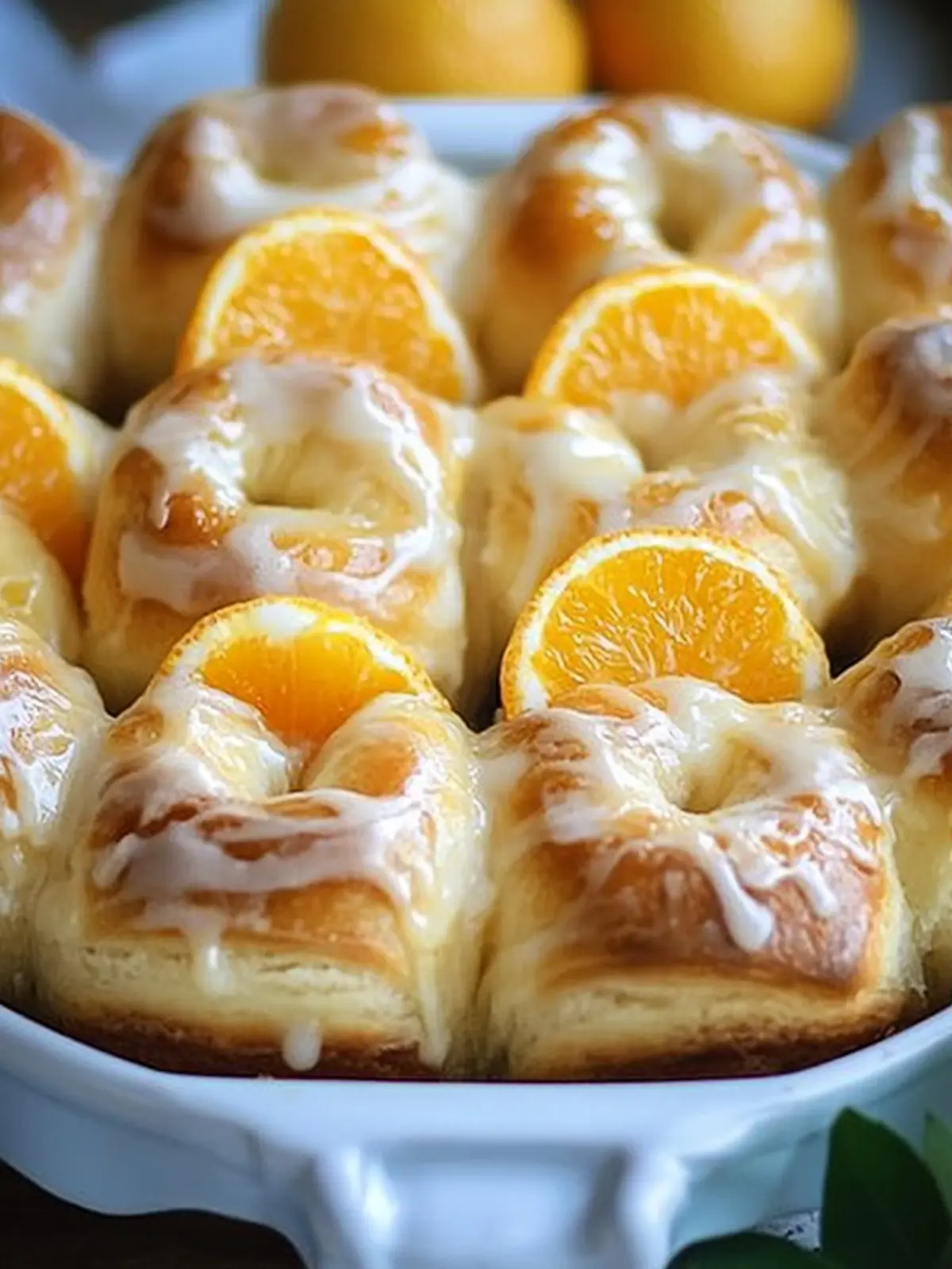Delightful Orange Rolls with Sour Cream Butter Glaze Recipe 3 Orange Rolls