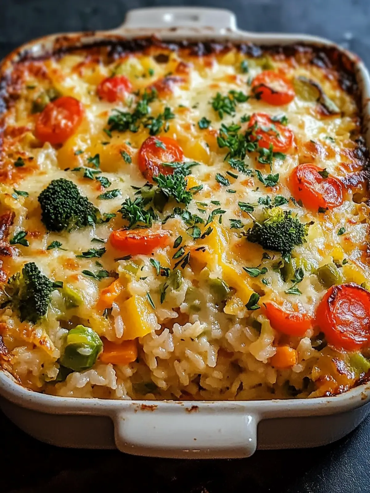 Delicious Veggie Rice Bake in 30 Minutes or Less 4 Veggie Rice Bake