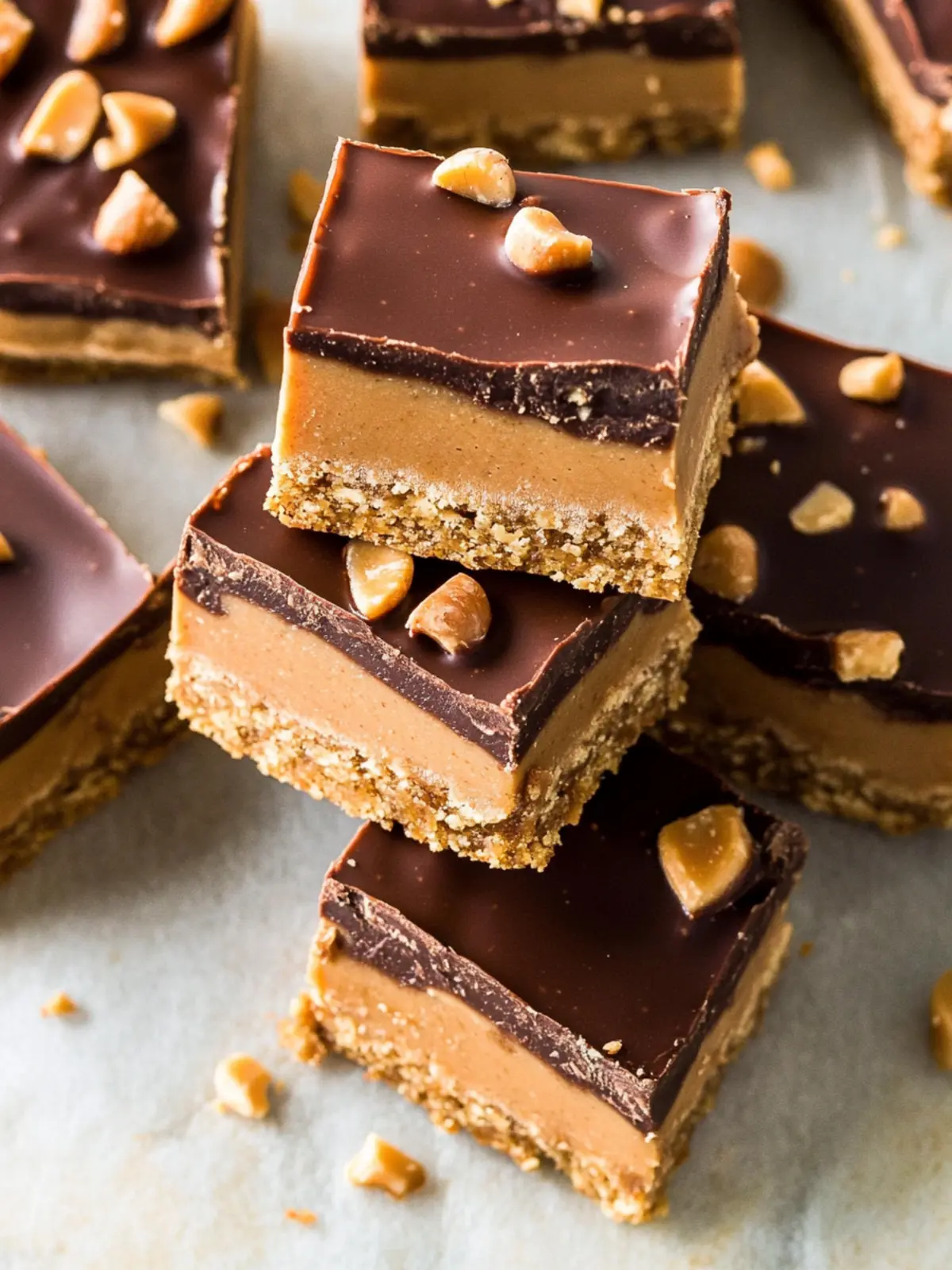 Decadent Chocolate Peanut Butter Bars Everyone Will Love 3 Chocolate Peanut Butter Bars