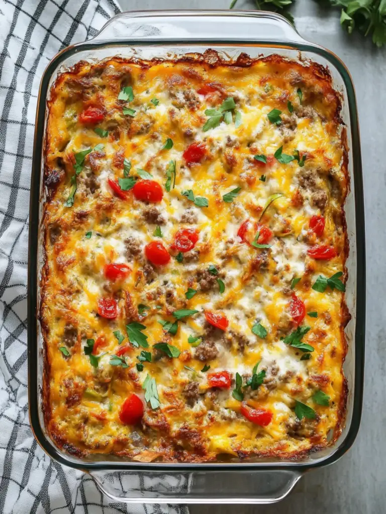 High Protein Breakfast Casserole