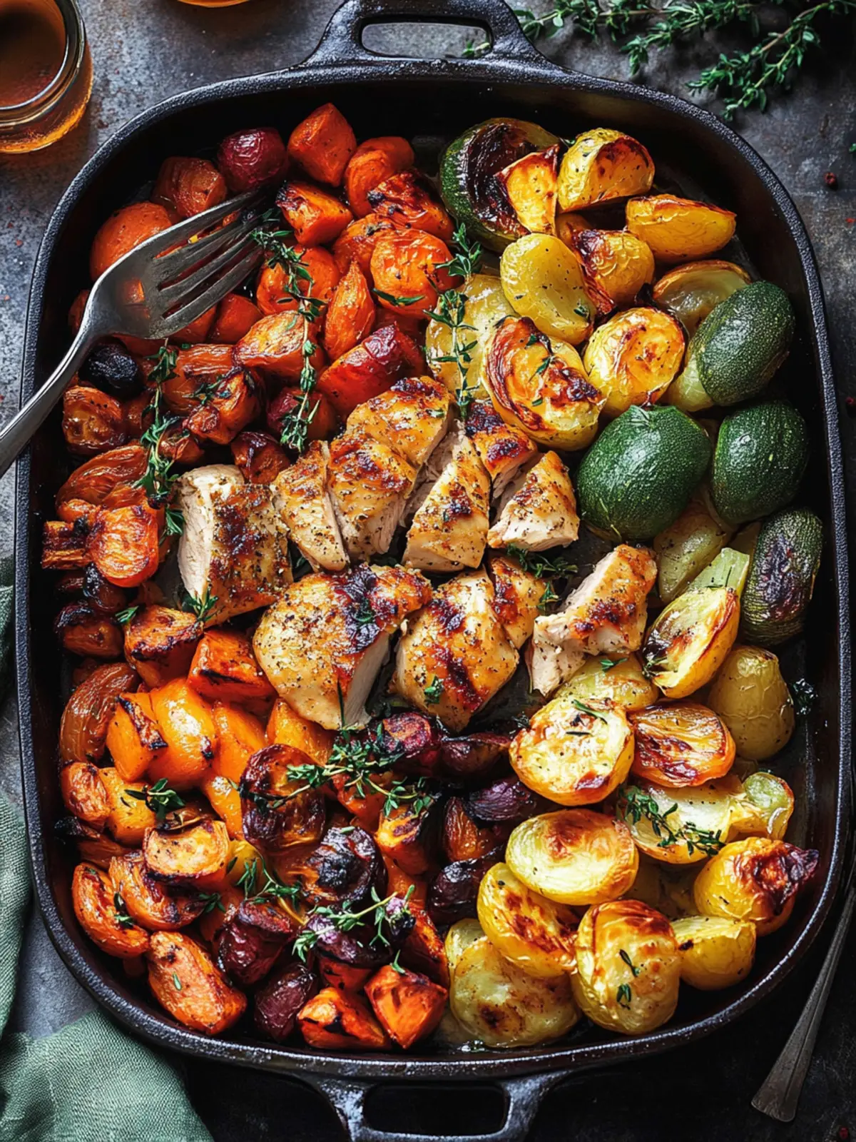 Hearty Chicken Dinner with Roasted Vegetables for Fall Feasts 2 Chicken Dinner with Roasted Vegetables