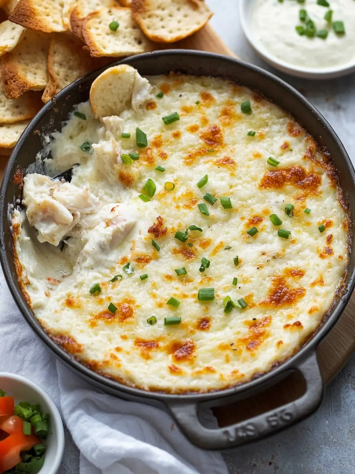 Deliciously Creamy Hot Crab Dip That's Perfect for Sharing 5 Creamy Hot Crab Dip