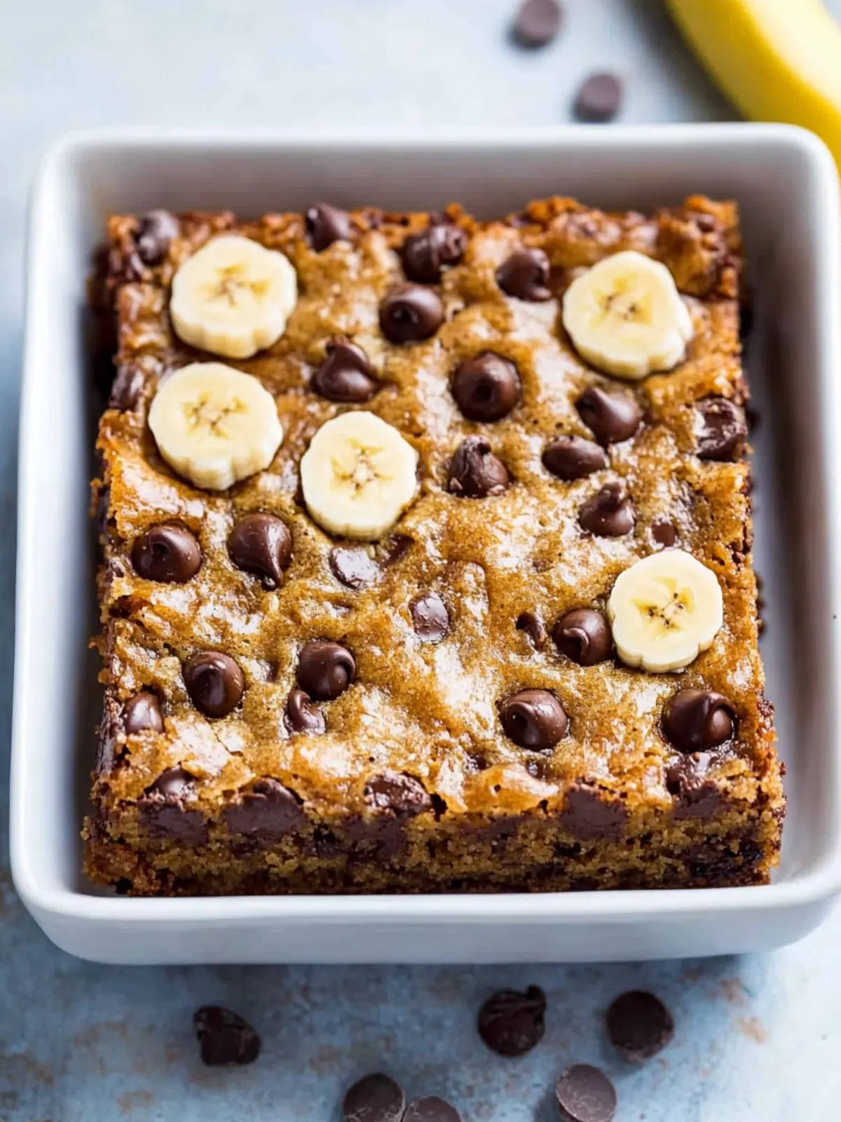 Delicious Chocolate Chip Banana Bars You'll Love to Make 4 Chocolate Chip Banana Bars