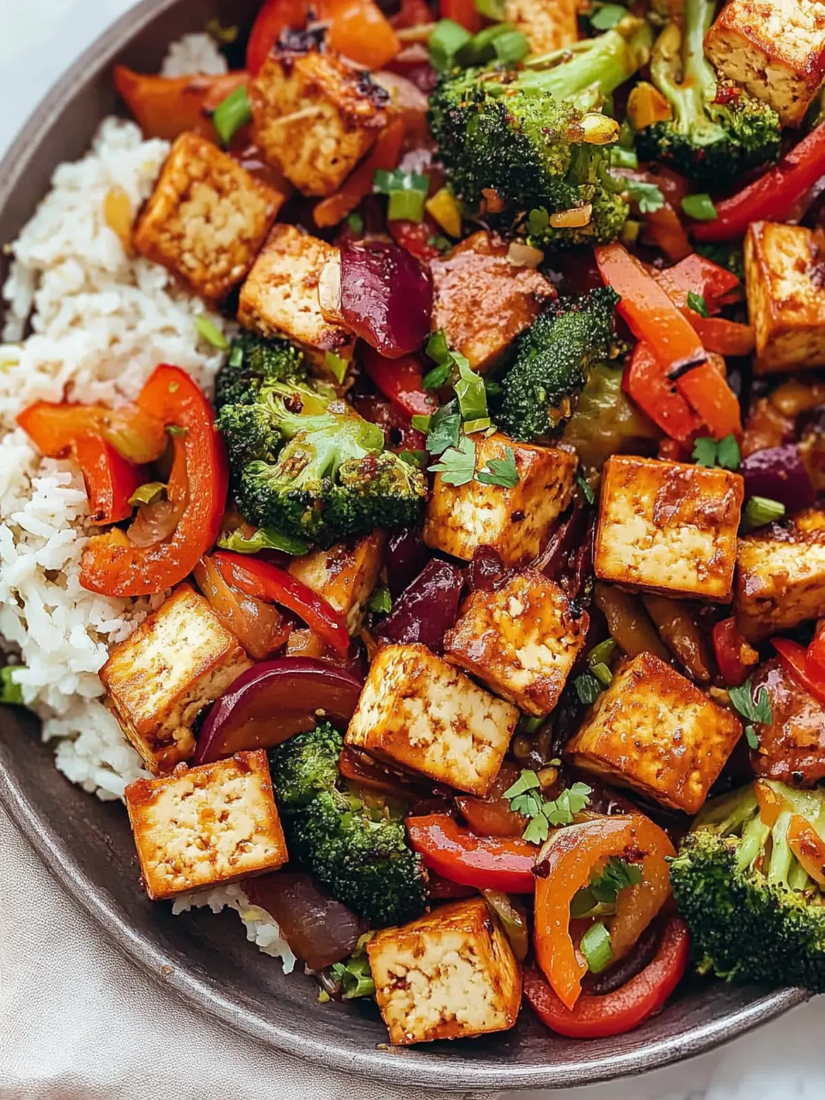 Sheet Pan Cashew Tofu
