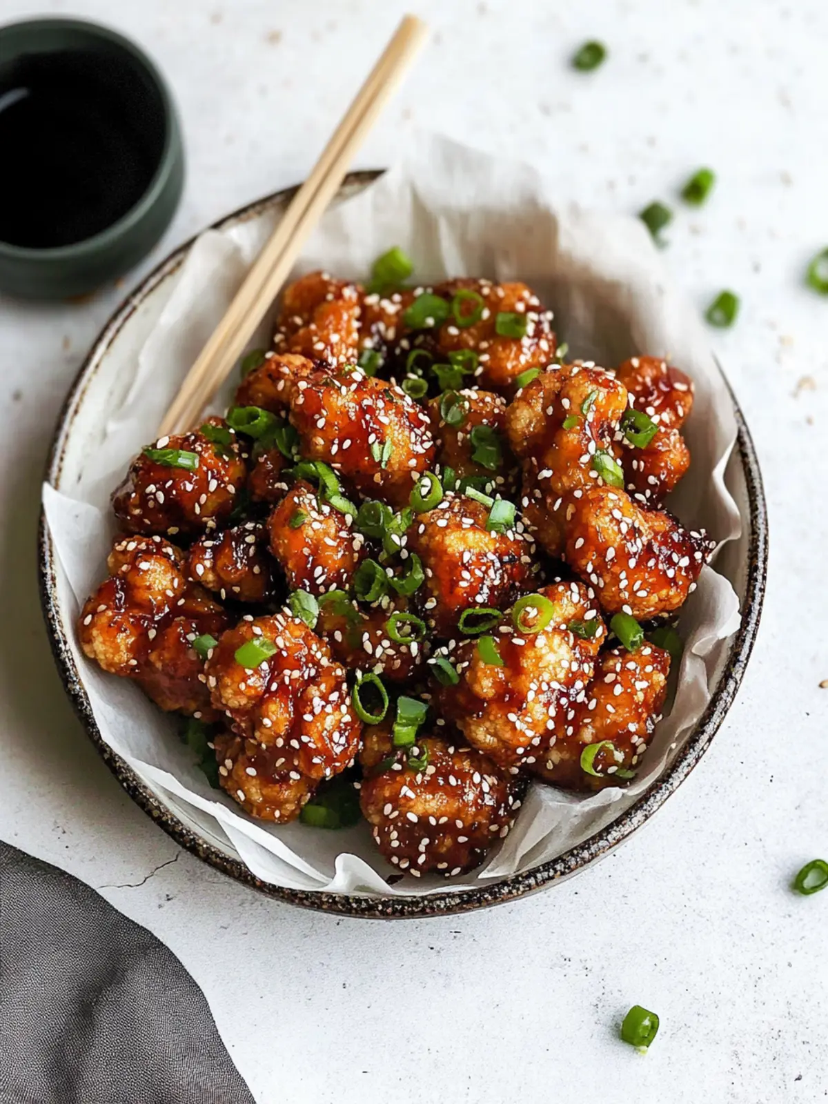 Crispy Air Fryer Sesame Cauliflower Wings You’ll Crave 4 Air Fryer Sesame Cauliflower Wings