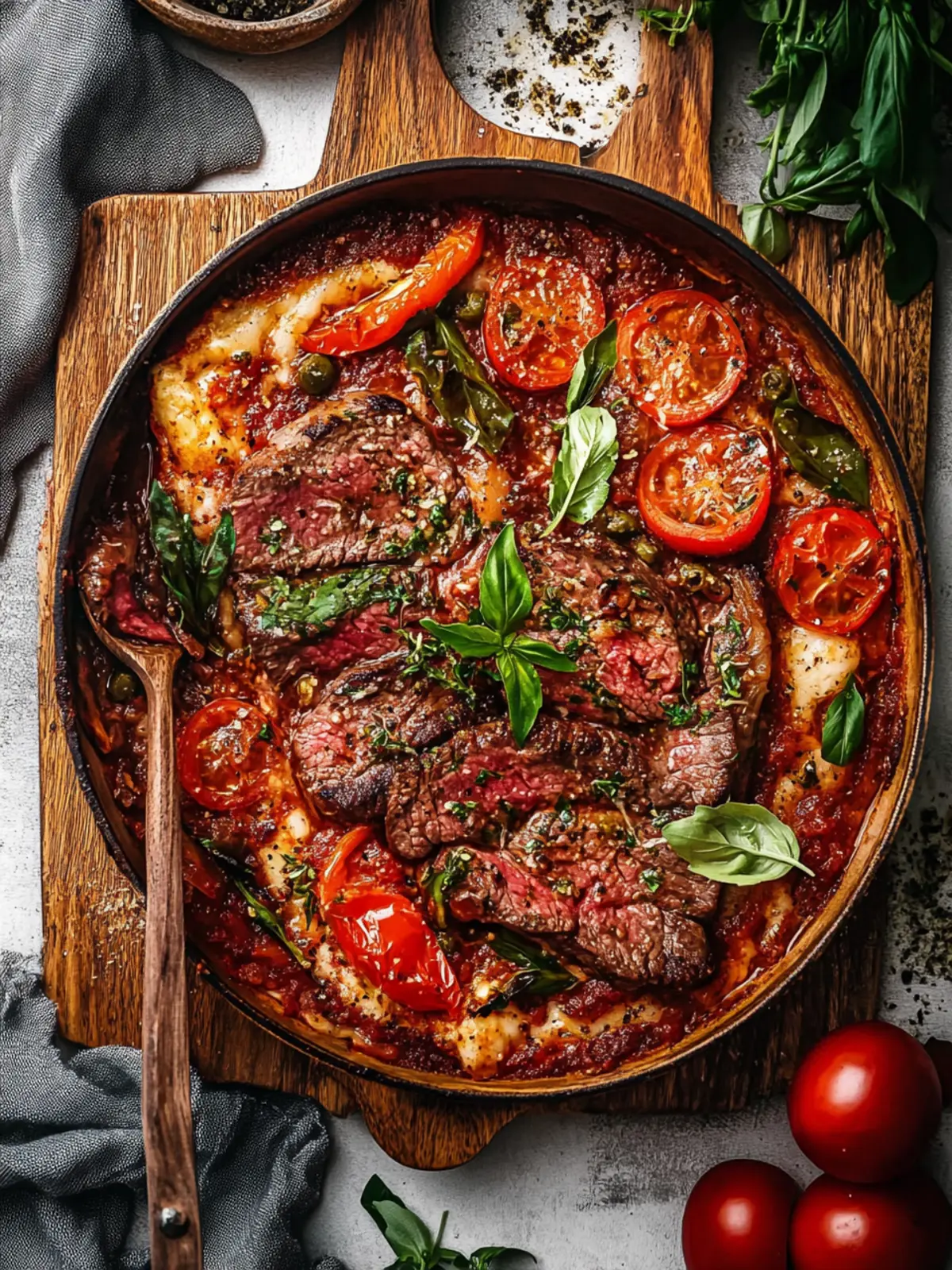 Steak Pizzaiola: Flavor-Packed Dinner in 30 Minutes! 2 Steak Pizzaiola