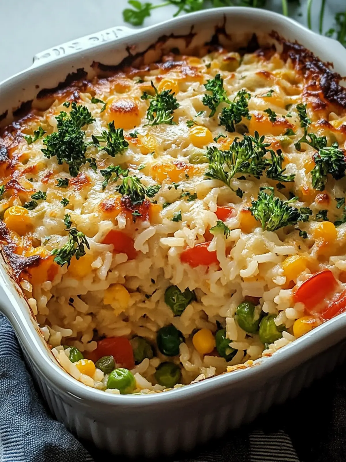 Delicious Veggie Rice Bake in 30 Minutes or Less 2 Veggie Rice Bake