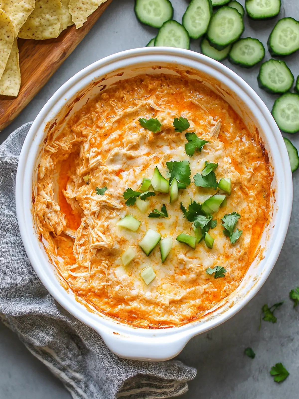 Dairy-Free Healthy Buffalo Chicken Dip for Game Day Bliss 2 Dairy-Free Healthy Buffalo Chicken Dip