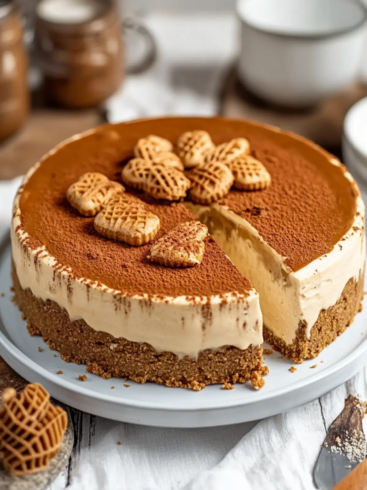 Decadent Lotus Biscoff Cheesecake: Easy No-Bake Bliss 2 Lotus Biscoff Cheesecake
