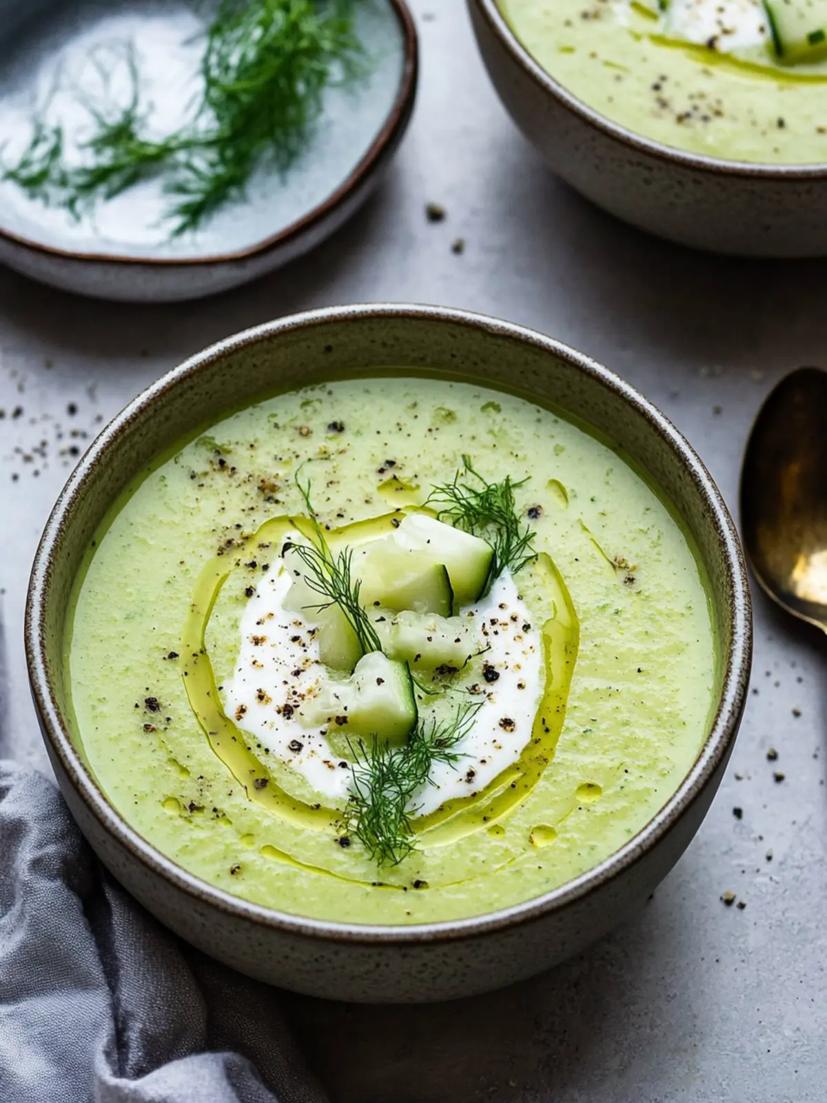 Creamy Roasted Zucchini Soup with Feta - Refreshingly Easy 2 Roasted Zucchini Soup
