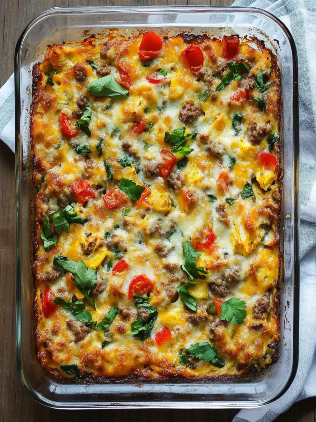 High Protein Breakfast Casserole for Energized Mornings 2 High Protein Breakfast Casserole