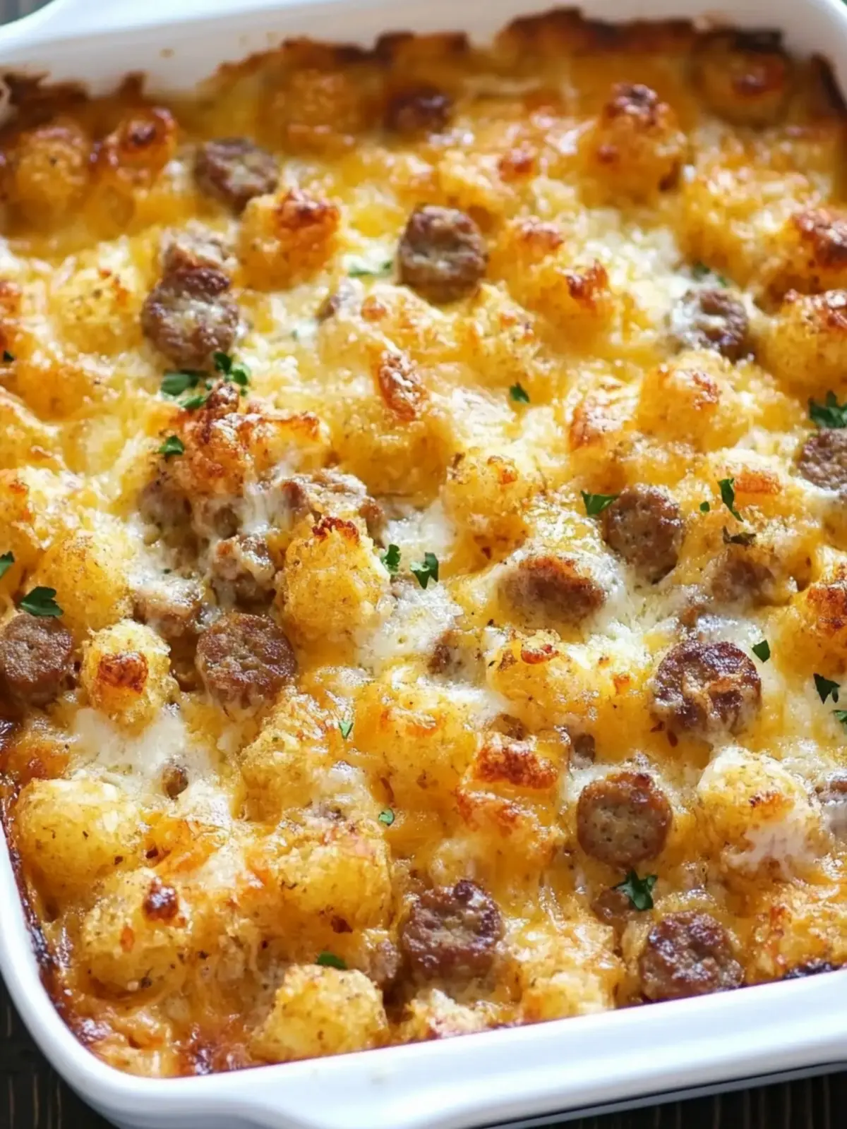 Savor the Morning with Tater Tot Sausage Breakfast Casserole 2 Tater Tot Sausage Breakfast Casserole