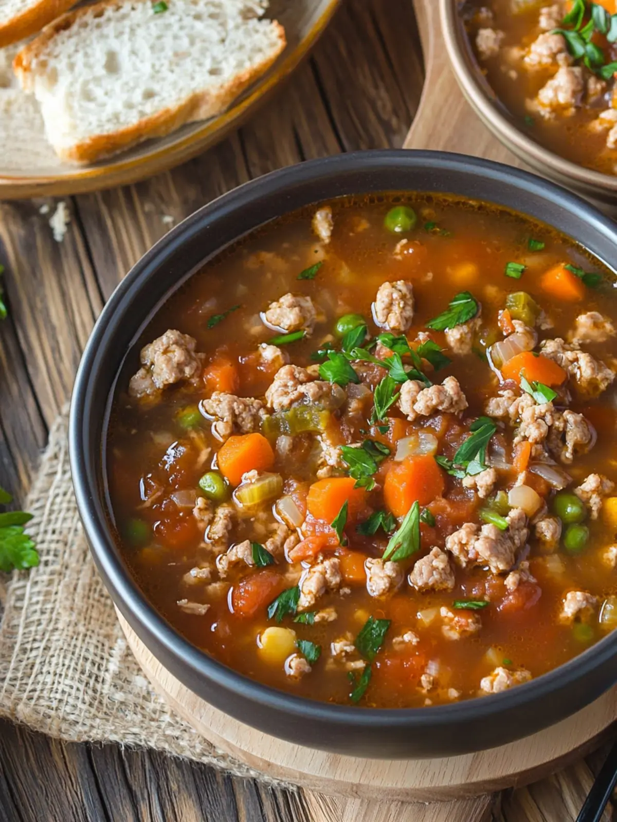 Hearty Italian Turkey Burger Soup That Warms Your Soul 4 Italian Turkey Burger Soup