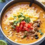 Creamy Slow Cooker Beefy Nacho Soup Ready in 5 Simple Steps 43 Slow Cooker Beefy Nacho Soup