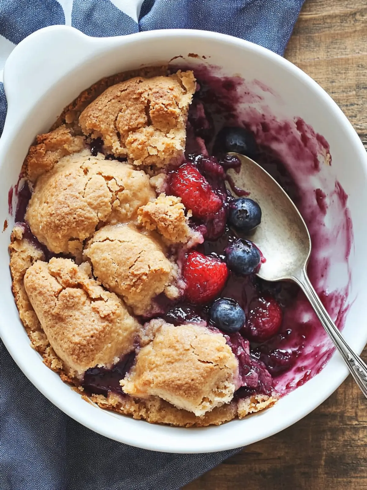 Delicious PB&J Cobbler: A Nostalgic Dessert Adventure 3 PB&J Cobbler