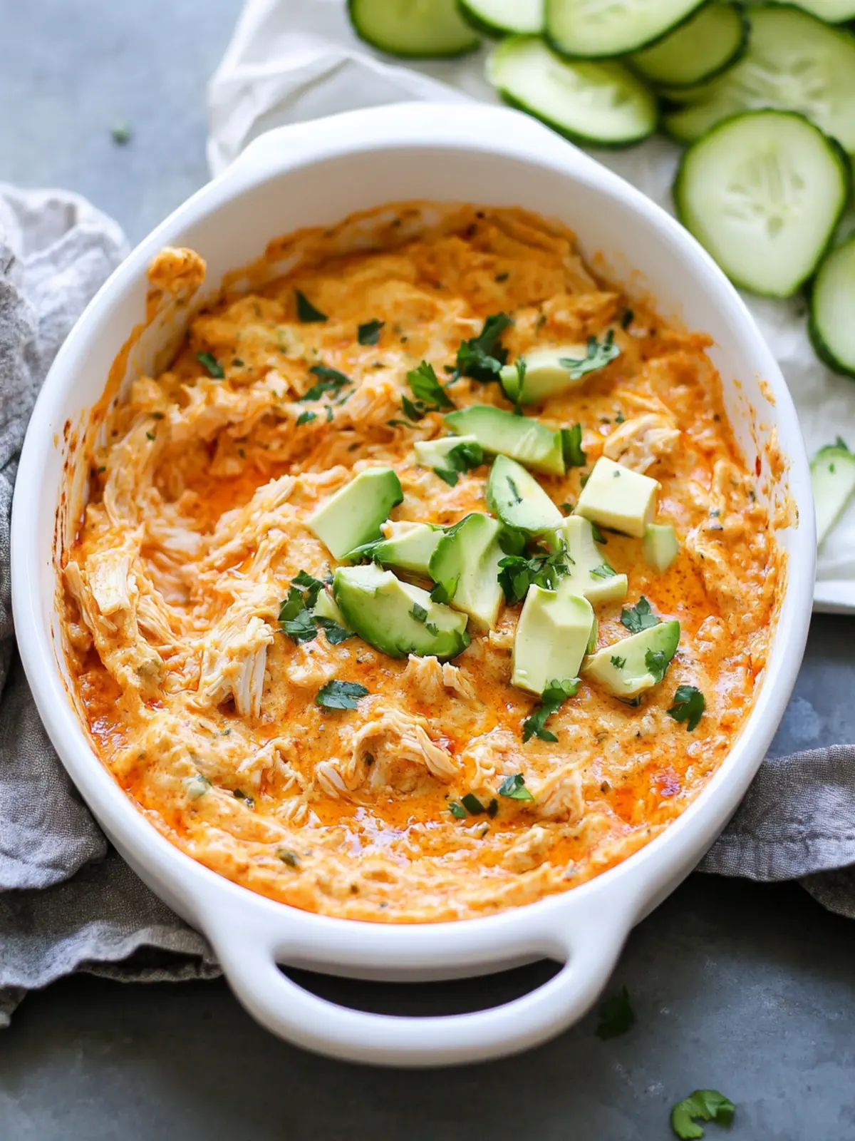 Dairy-Free Healthy Buffalo Chicken Dip for Epic Game Days 4 Dairy-Free Healthy Buffalo Chicken Dip
