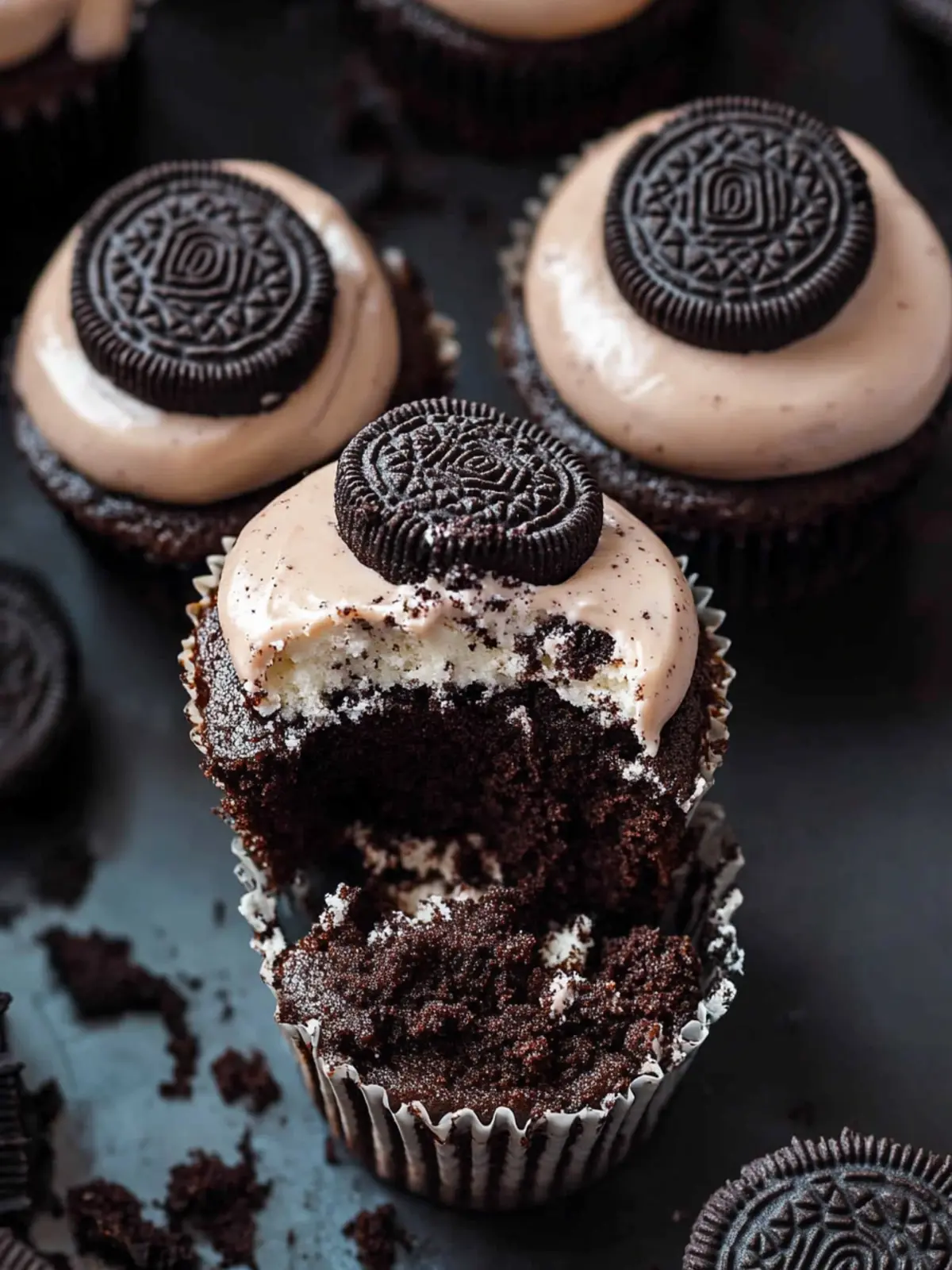 Irresistible Hi-Hat Oreo Cupcakes You Can't Resist 3 Hi-Hat Oreo Cupcakes