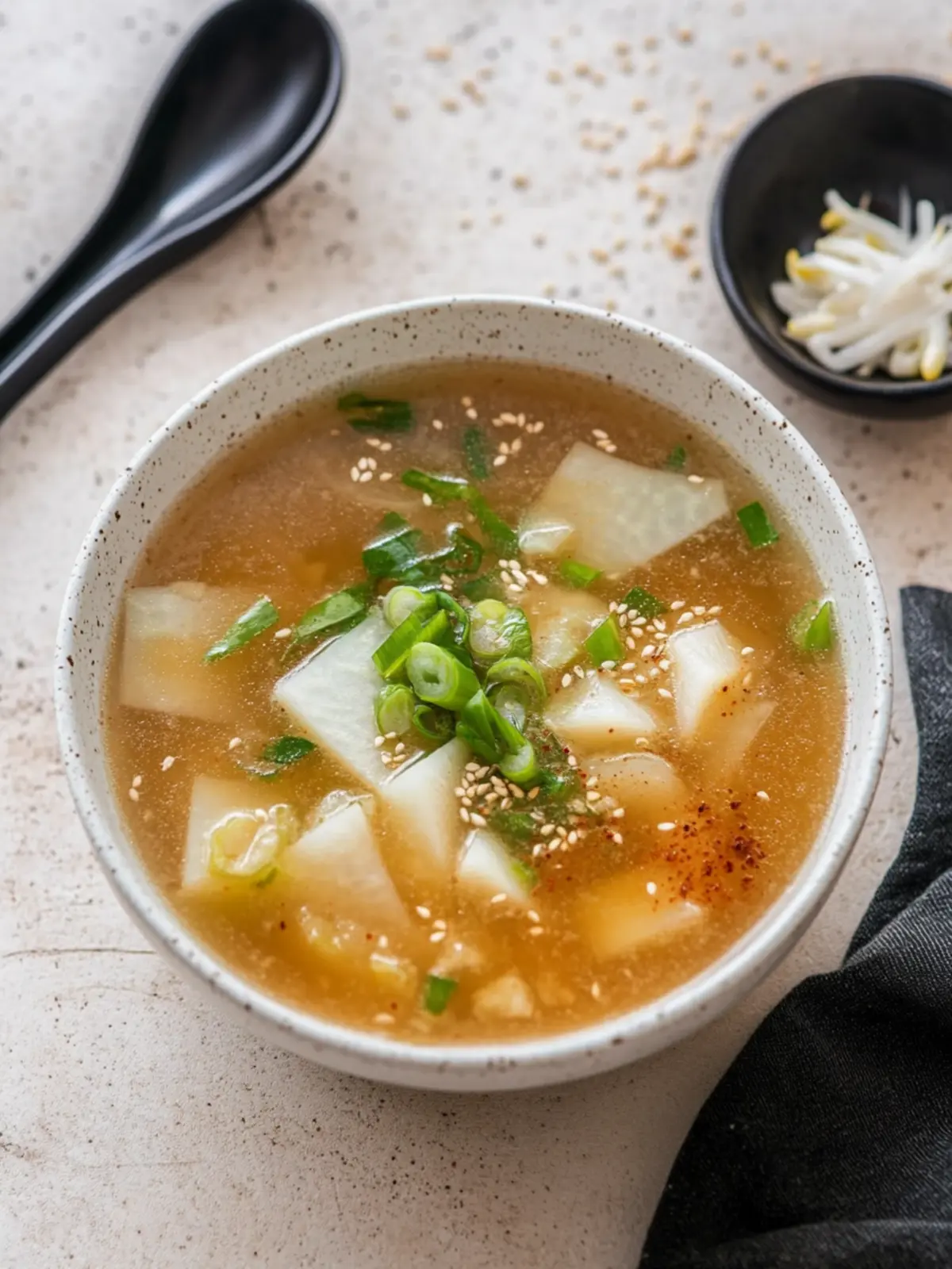 Delicious Vegan Korean Radish Soup (Mu Guk) for Cozy Nights 3 Korean Radish Soup (Mu Guk)