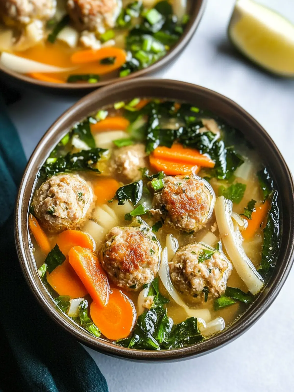 Ginger Pork Meatball Soup: Cozy Comfort in a Bowl 3 Ginger Pork Meatball Soup