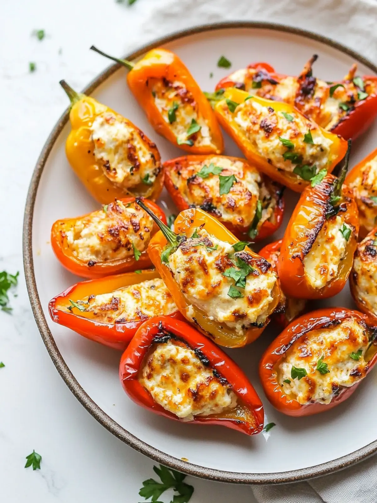 Air Fryer Cream Cheese Stuffed Mini Peppers Delight 2 Air Fryer Cream Cheese Stuffed Mini Peppers