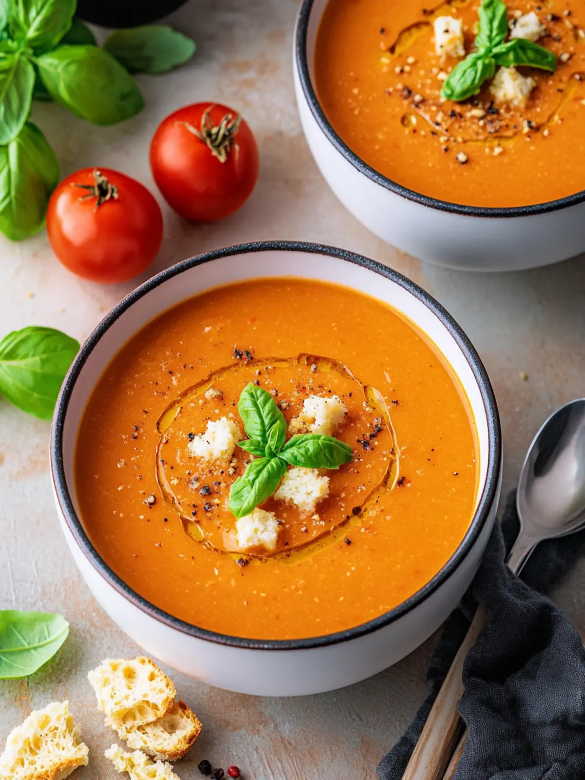 High Protein Tomato Soup with Creamy Cottage Cheese Delight 4 High Protein Tomato Soup