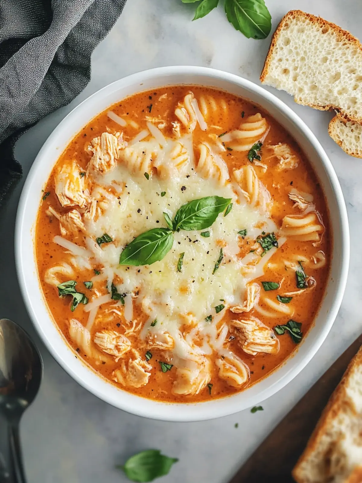 Mouthwatering Crockpot Chicken Parmesan Soup in a Flash 2 Crockpot Chicken Parmesan Soup