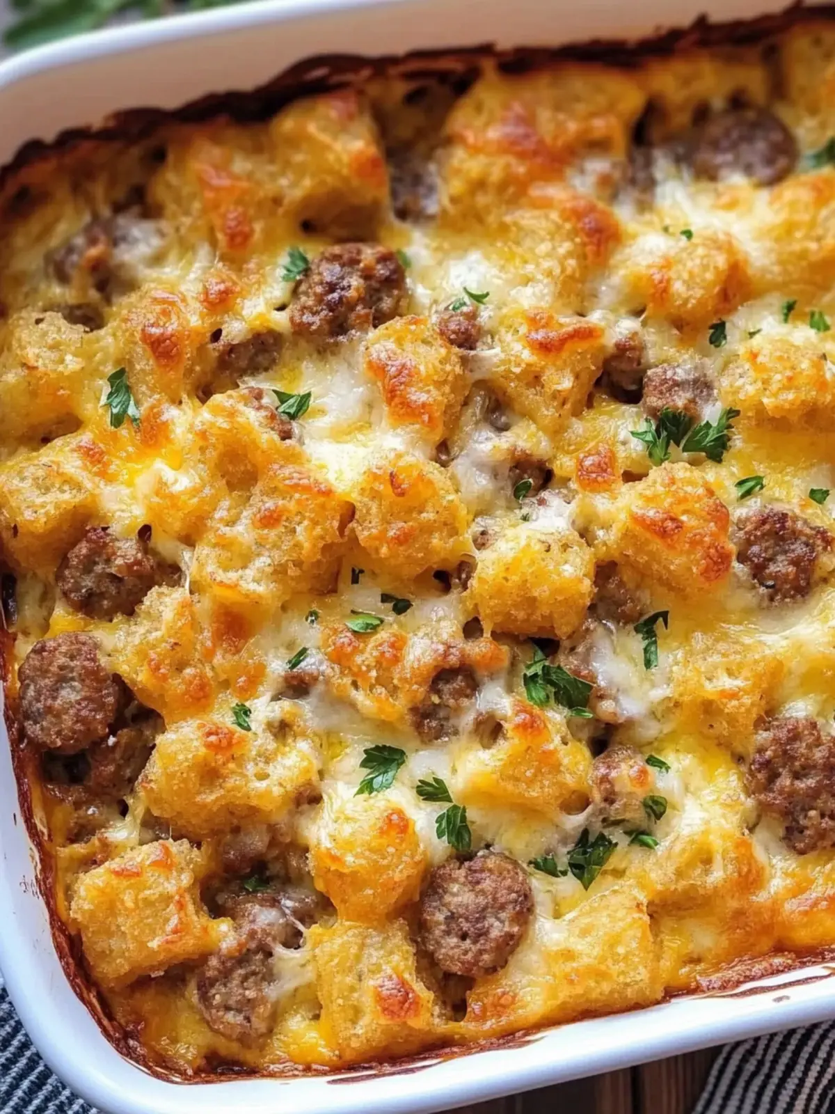 Savor the Morning with Tater Tot Sausage Breakfast Casserole 3 Tater Tot Sausage Breakfast Casserole