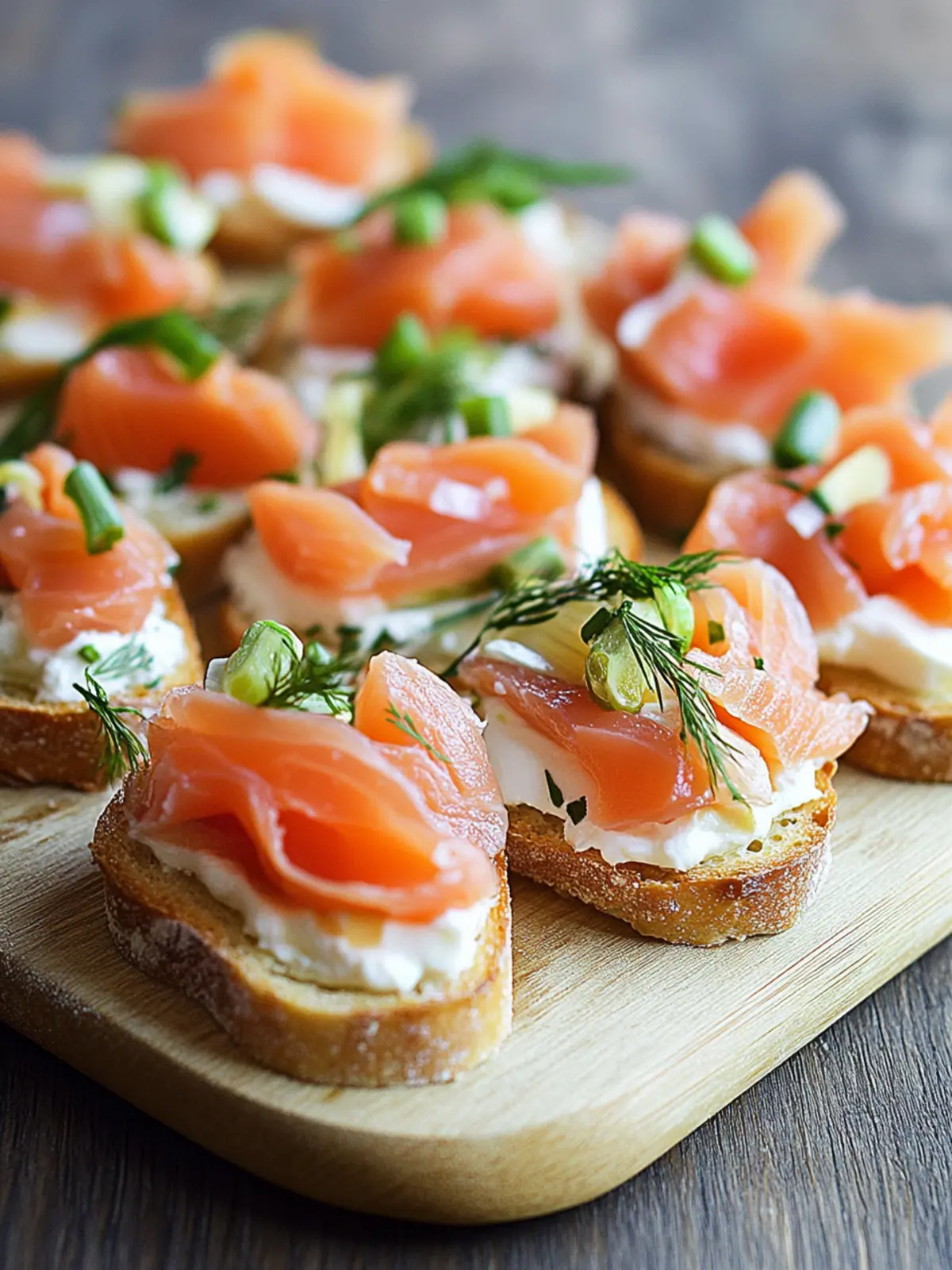 Delicious Smoked Salmon Crostini for Effortless Entertaining 3 Smoked Salmon Crostini