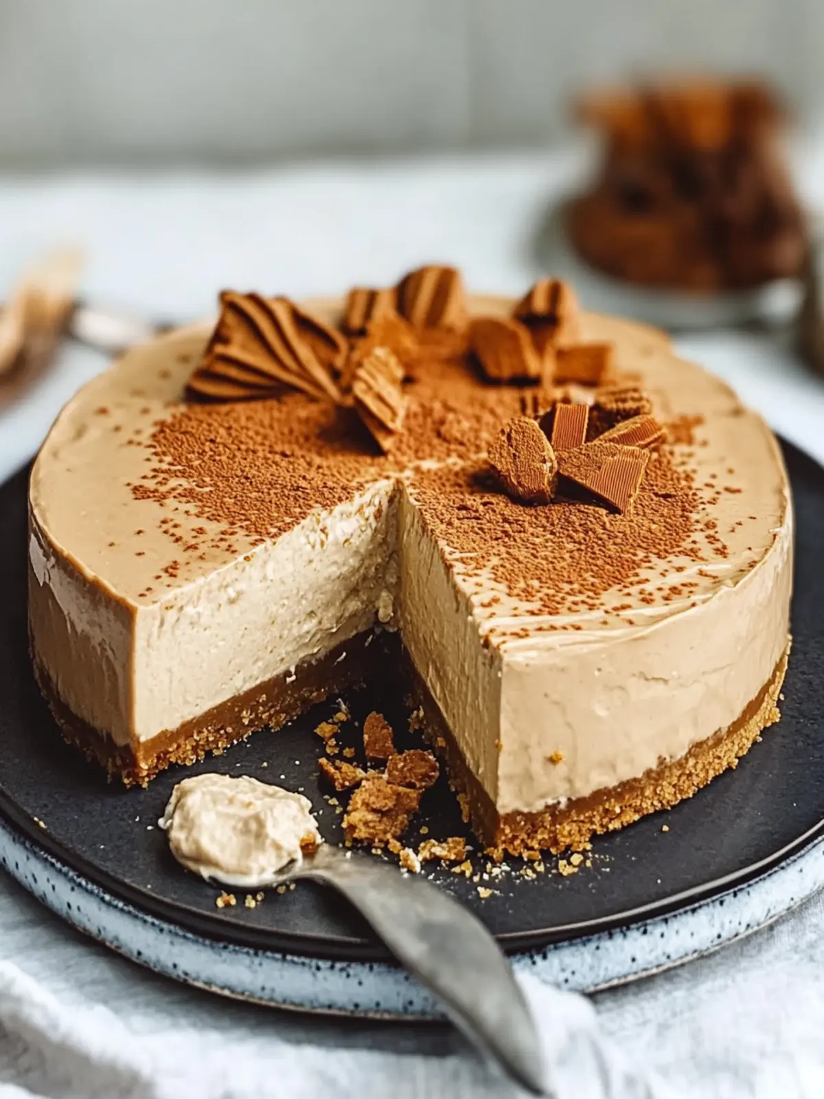 Indulge in No-Bake Lotus Biscoff Cheesecake Bliss 4 No-Bake Lotus Biscoff Cheesecake