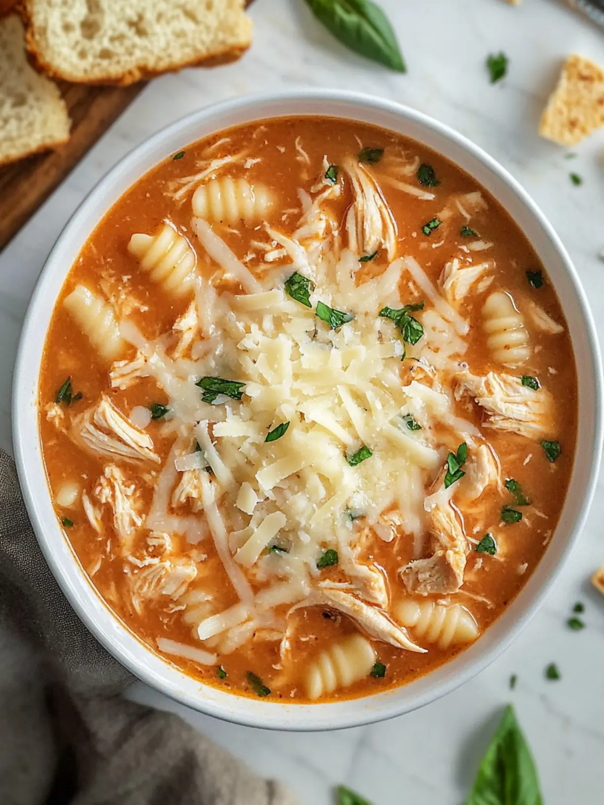 Mouthwatering Crockpot Chicken Parmesan Soup in a Flash 3 Crockpot Chicken Parmesan Soup