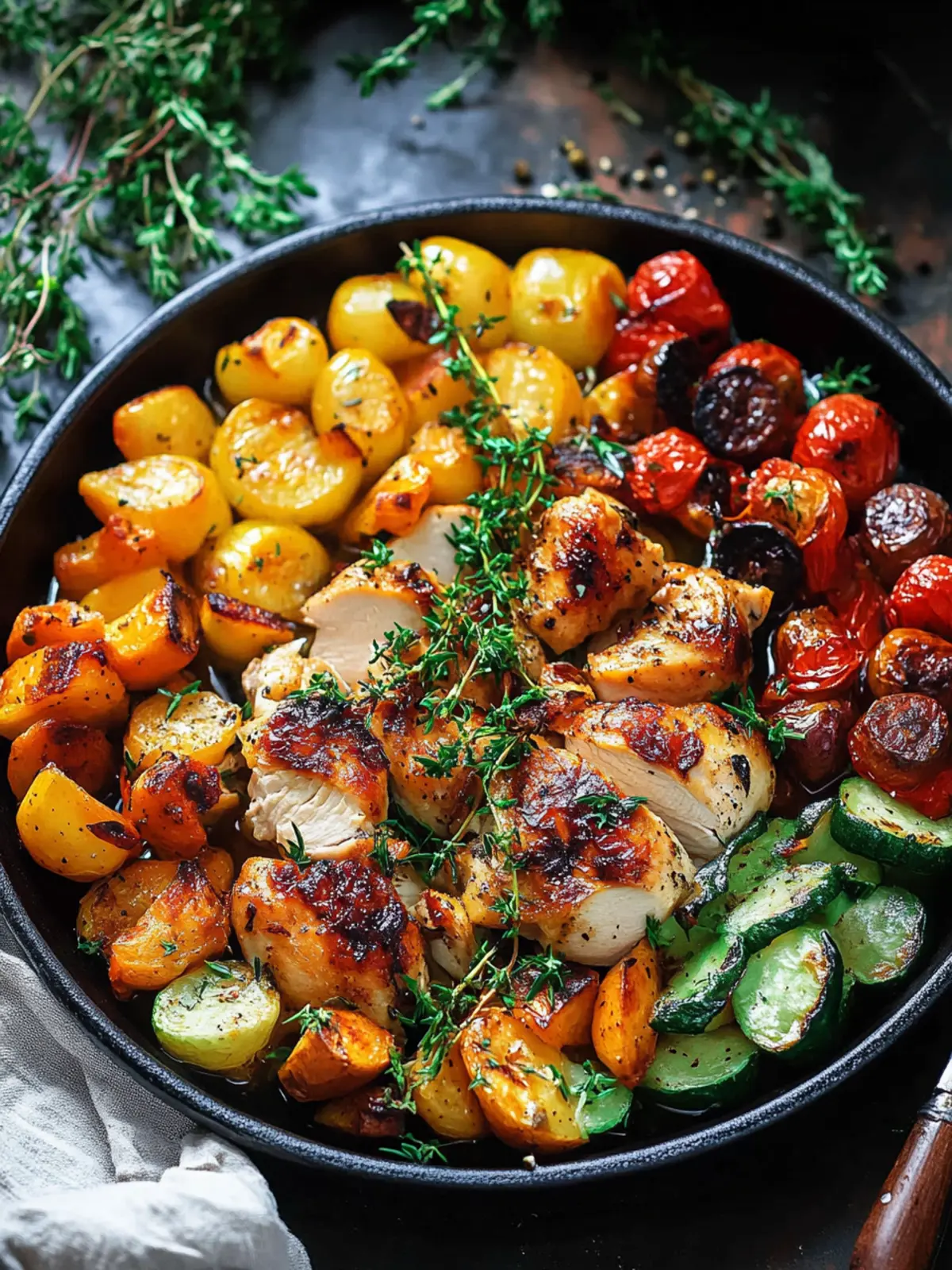 Hearty Chicken Dinner with Roasted Vegetables for Fall Feasts 3 Chicken Dinner with Roasted Vegetables