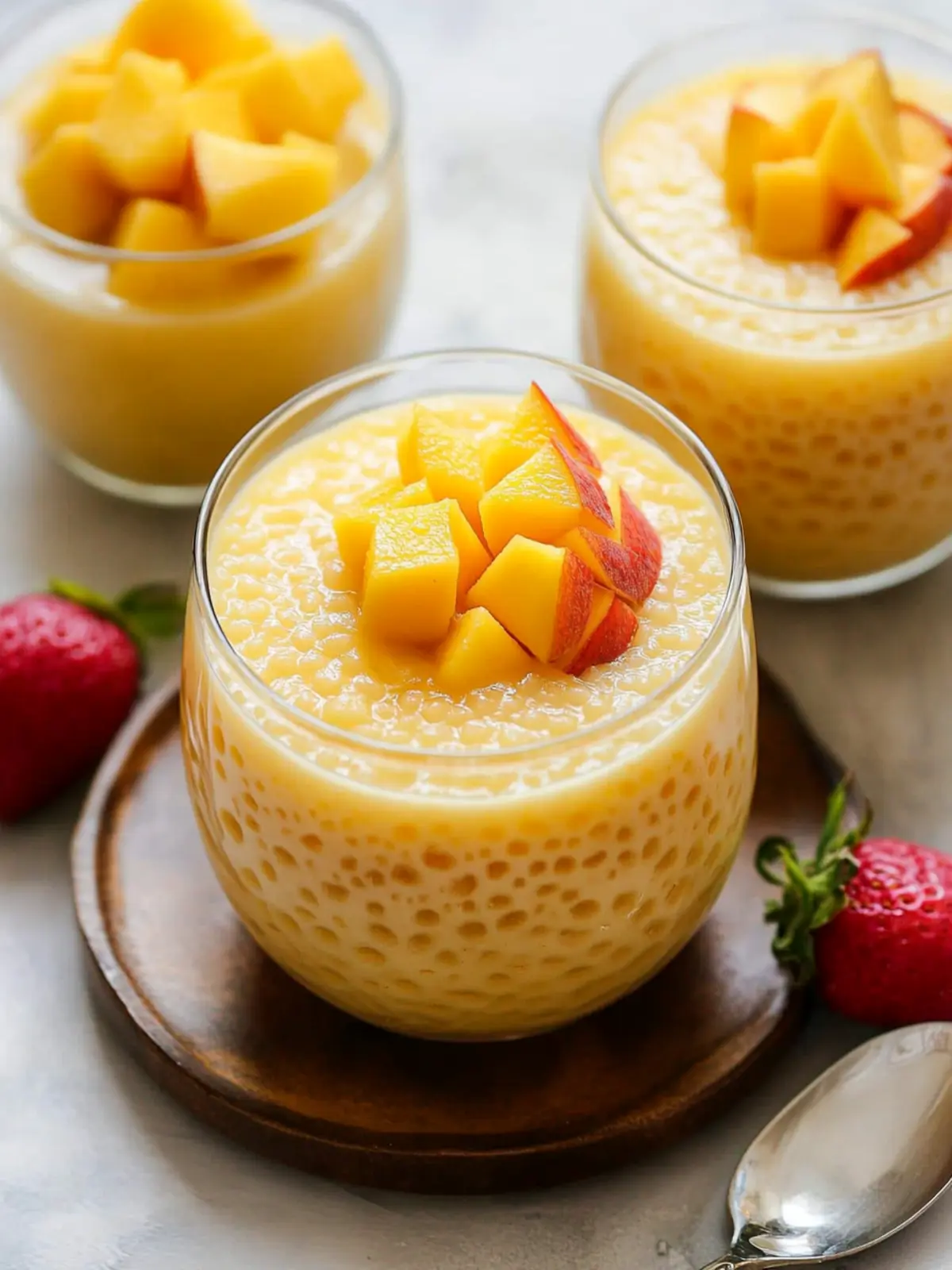 Creamy Mango Tapioca Pudding That Will Brighten Your Day 2 Mango Tapioca Pudding (Mango Sago)