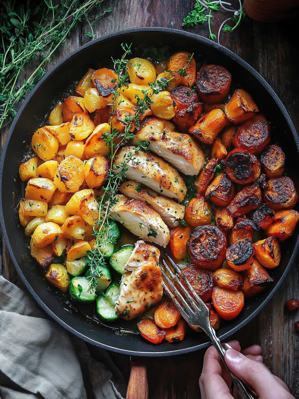Hearty Chicken Dinner with Roasted Vegetables for Fall Feasts 4 Chicken Dinner with Roasted Vegetables