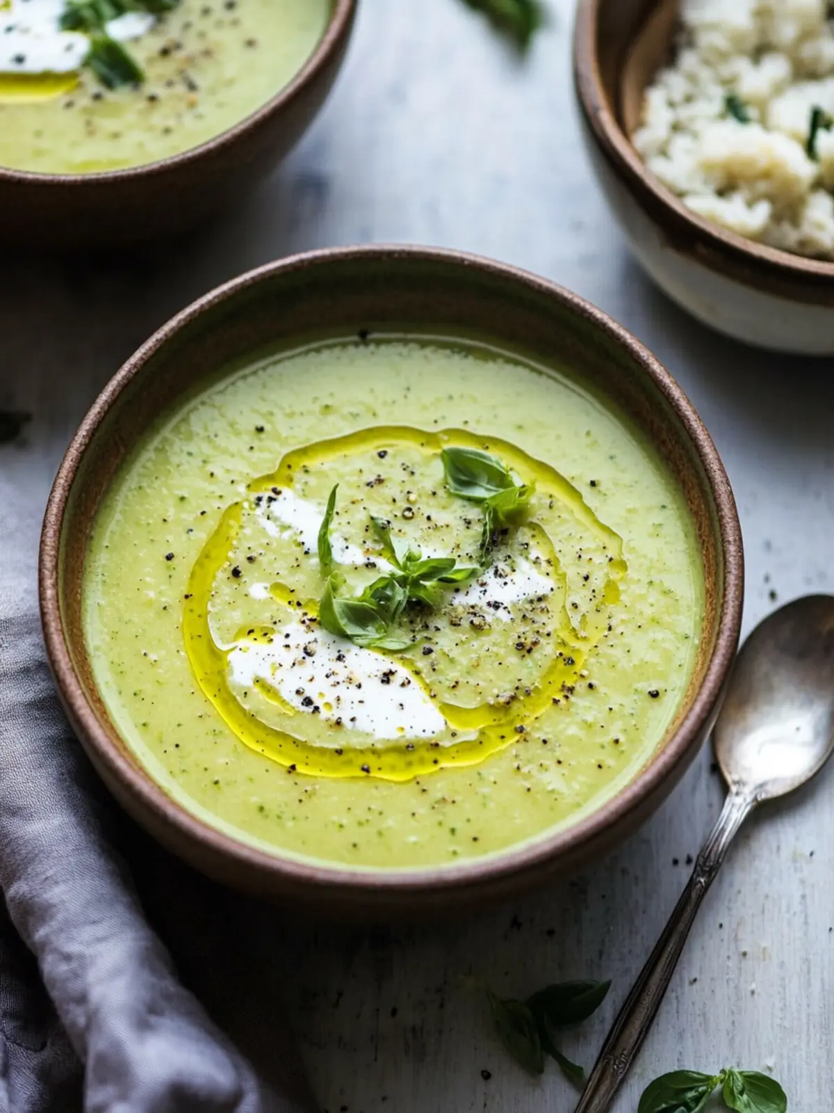 Creamy Roasted Zucchini Soup with Feta - Refreshingly Easy 3 Roasted Zucchini Soup