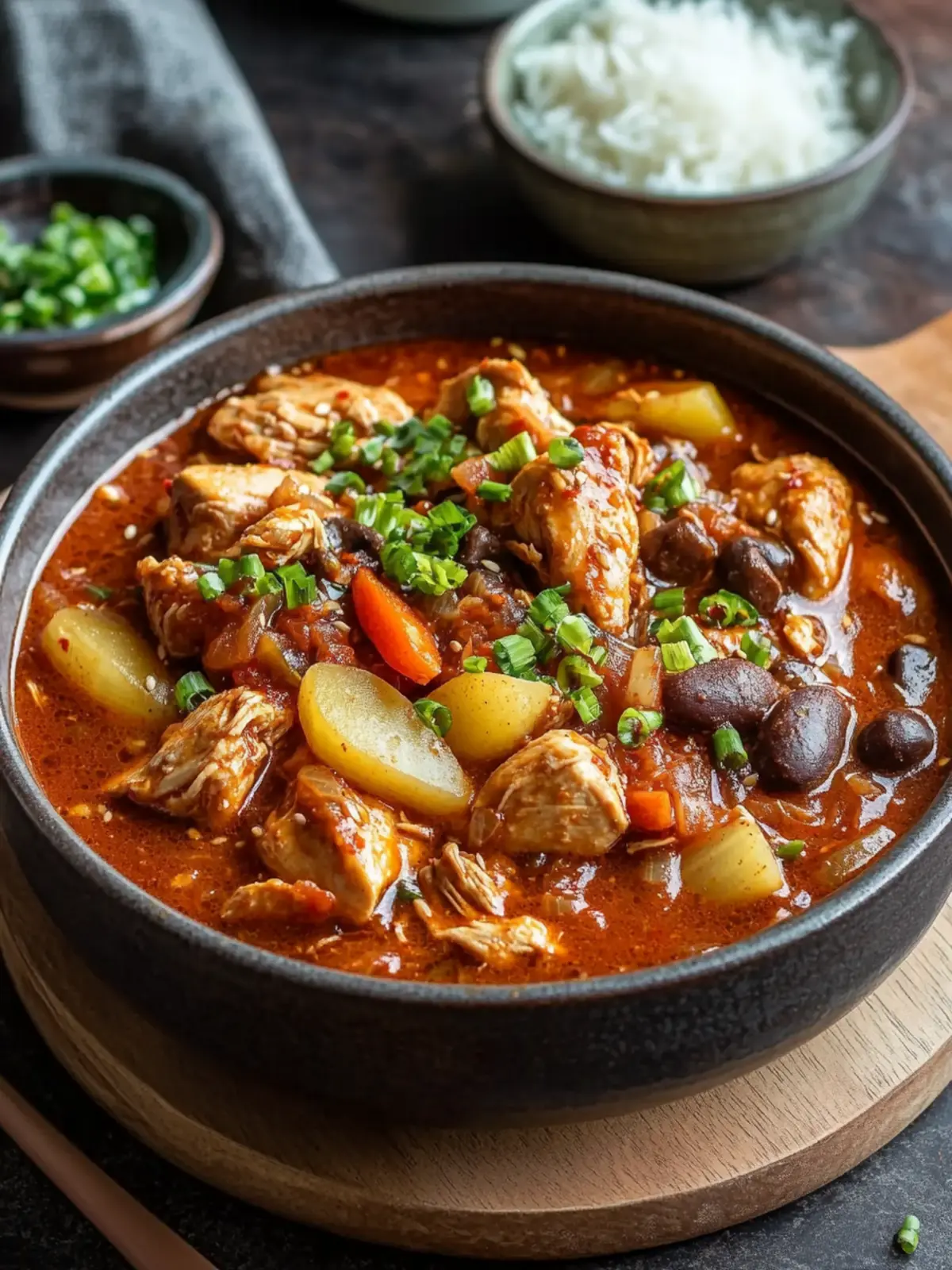 Savory Slow Cooker Korean Chicken Stew for Cozy Nights 2 Slow Cooker Korean Chicken Stew
