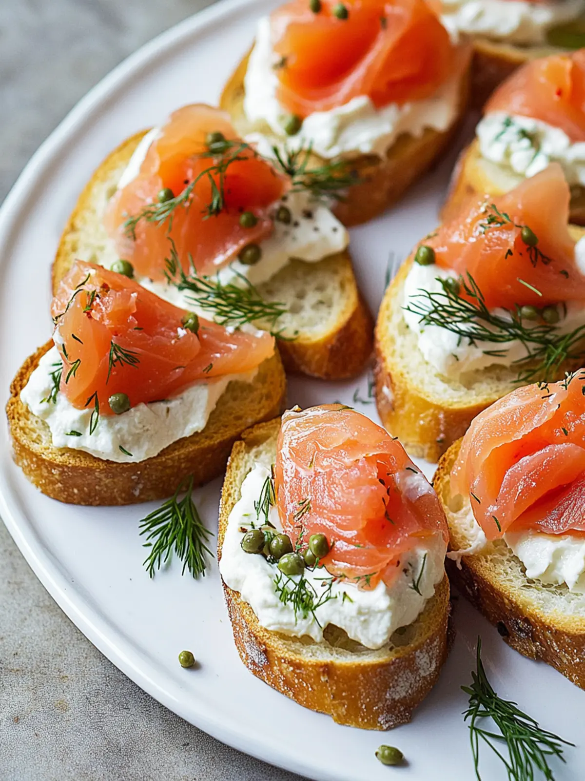 Delicious Smoked Salmon Crostini for Effortless Entertaining 4 Smoked Salmon Crostini