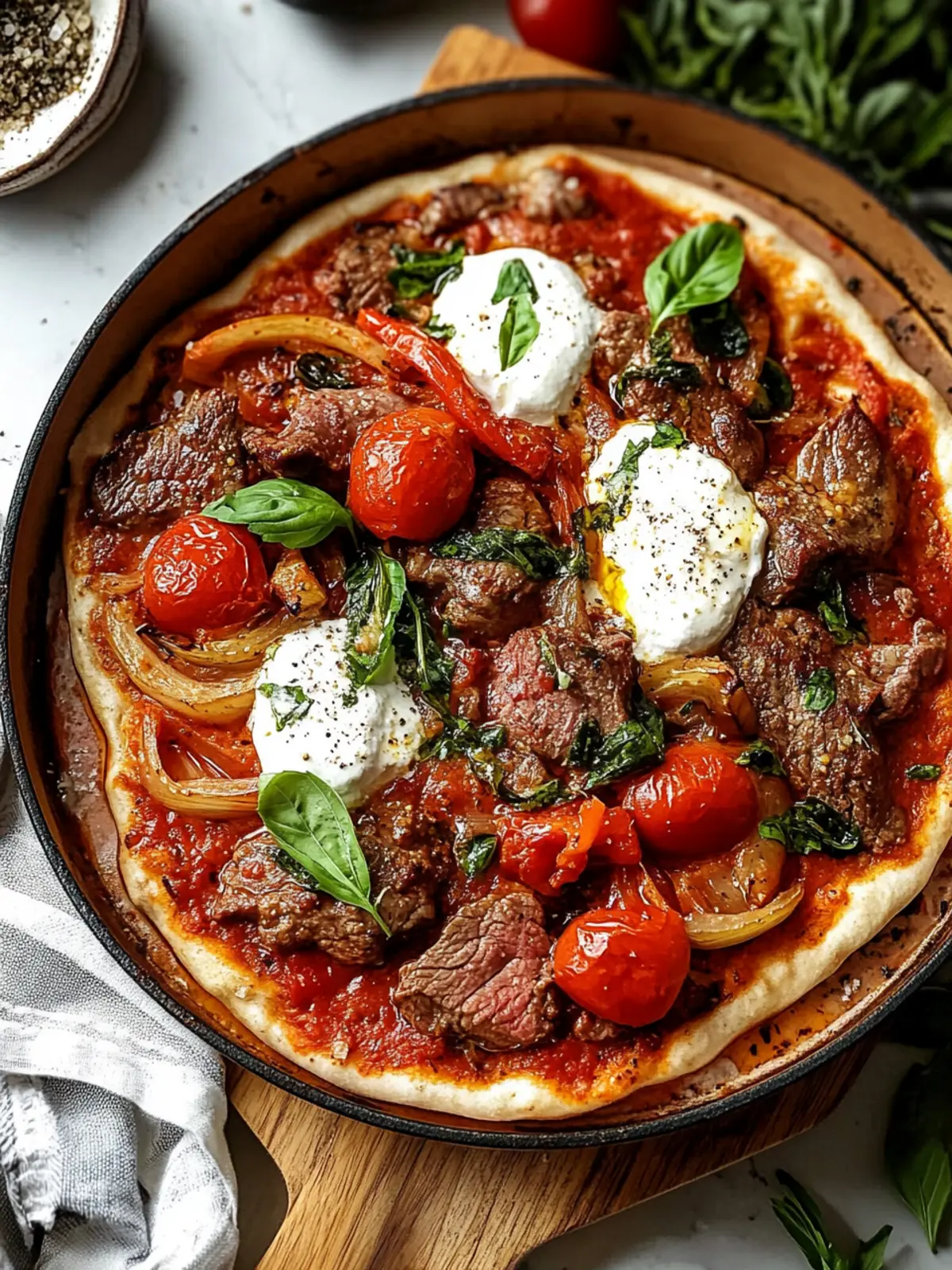 Steak Pizzaiola: Flavor-Packed Dinner in 30 Minutes! 4 Steak Pizzaiola