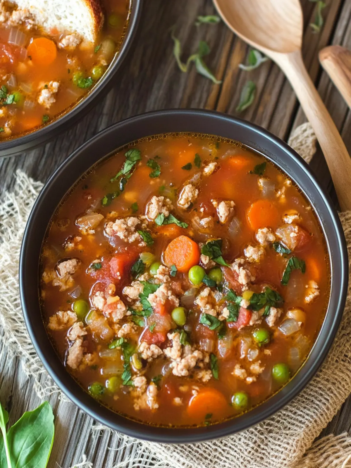 Hearty Italian Turkey Burger Soup That Warms Your Soul 3 Italian Turkey Burger Soup