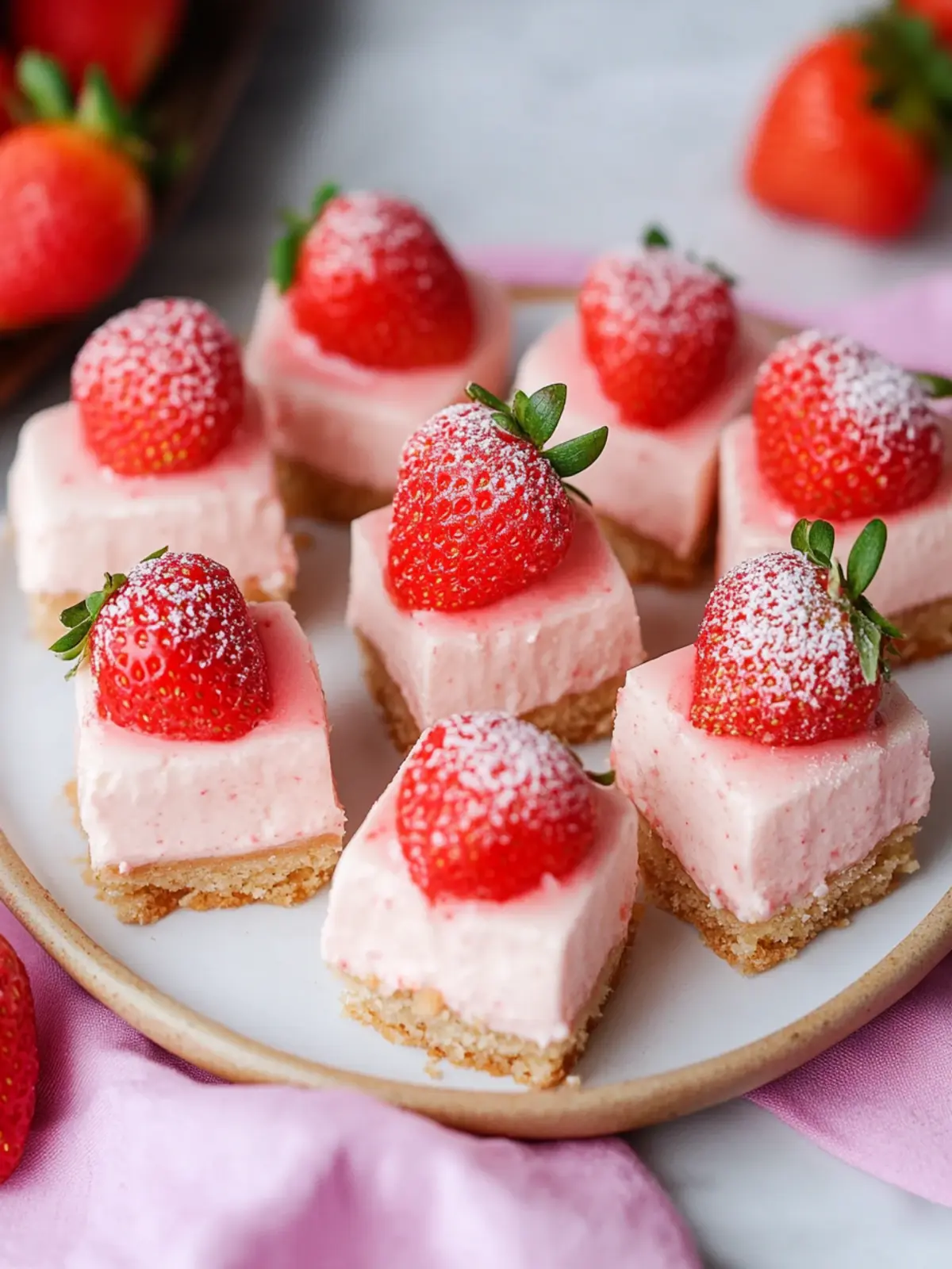 Irresistible No-Bake Strawberry Cheesecake Bites Your Family Will Love 5 No-Bake Strawberry Cheesecake Bites