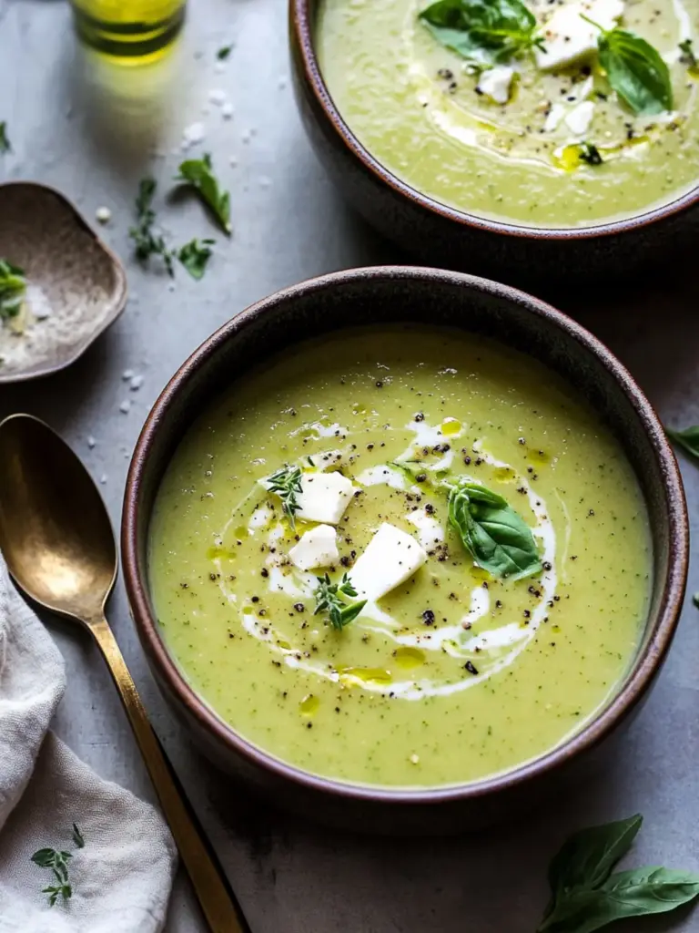 Roasted Zucchini Soup