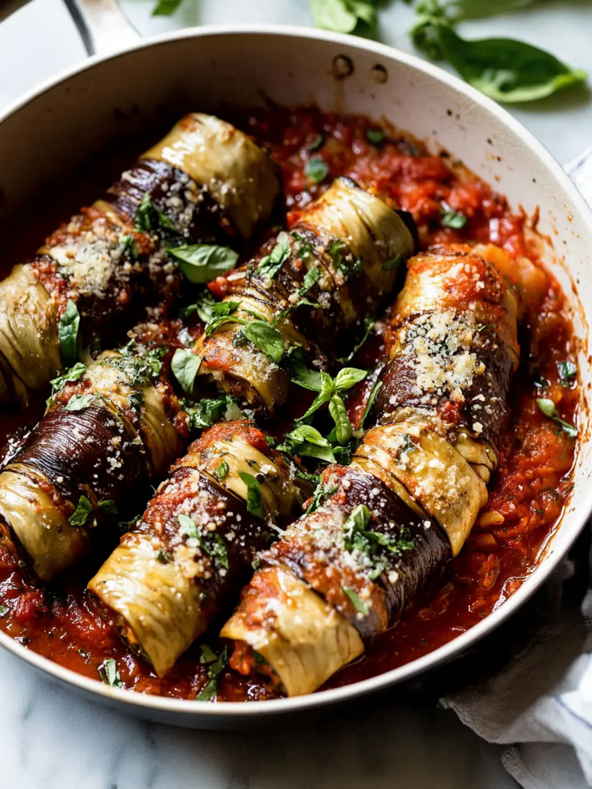 Delicious Eggplant Involtini: A Cheesy Comfort Food Delight 2 Eggplant Involtini