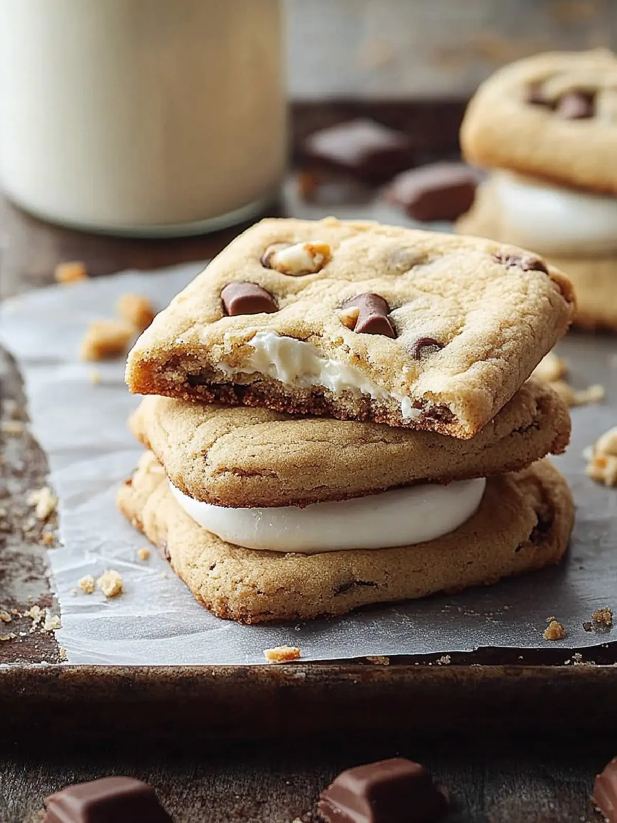 S’mookies: Irresistible Marshmallow Oat Bars to Satisfy Cravings 3 S’mookies