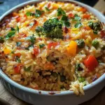 Delicious Veggie Rice Bake in 30 Minutes or Less 8 Veggie Rice Bake