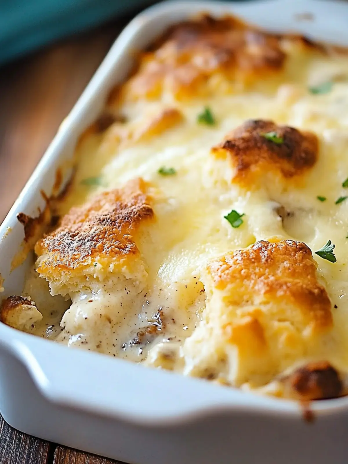 Savory Biscuits and Gravy Casserole for Cozy Mornings 3 Biscuits and Gravy Casserole