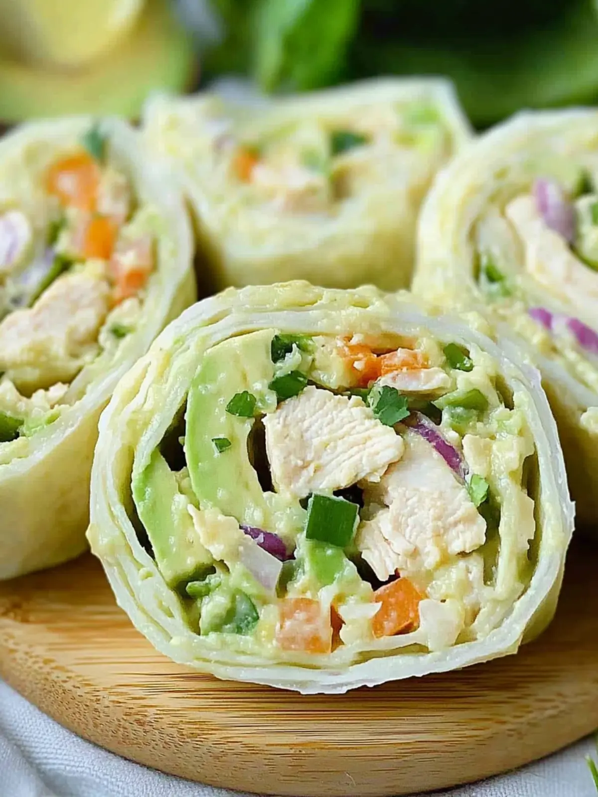 Delicious Chicken Avocado Salad Roll Ups for Quick Meals 4 Chicken Avocado Salad Roll Ups