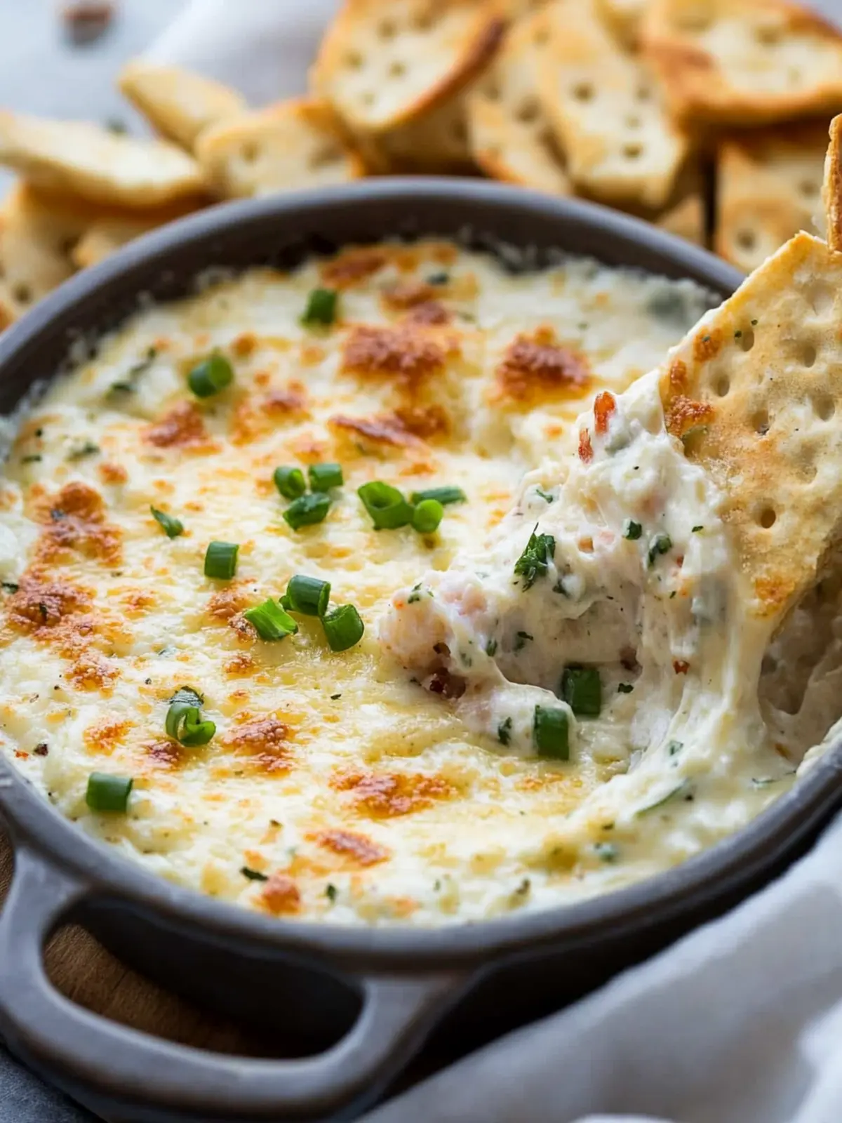 Deliciously Creamy Hot Crab Dip That's Perfect for Sharing 4 Creamy Hot Crab Dip