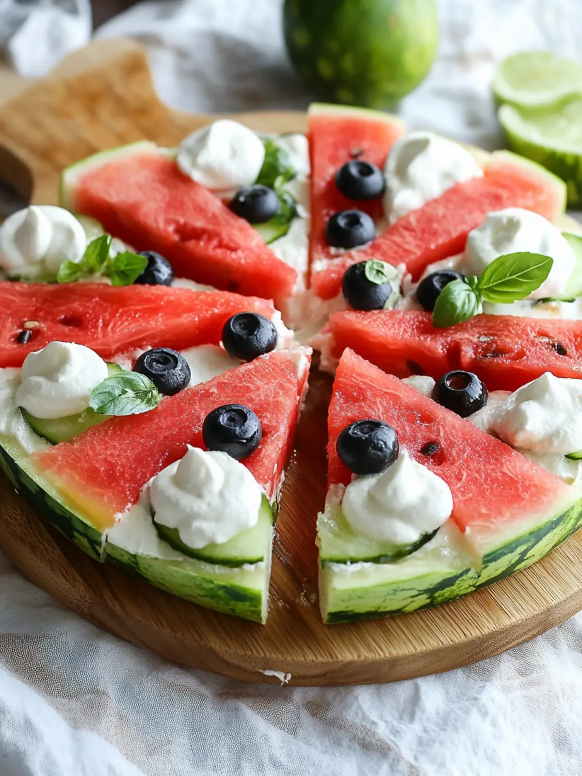 Delicious Watermelon Pizza: A Refreshing No-Bake Delight 4 Watermelon Pizza