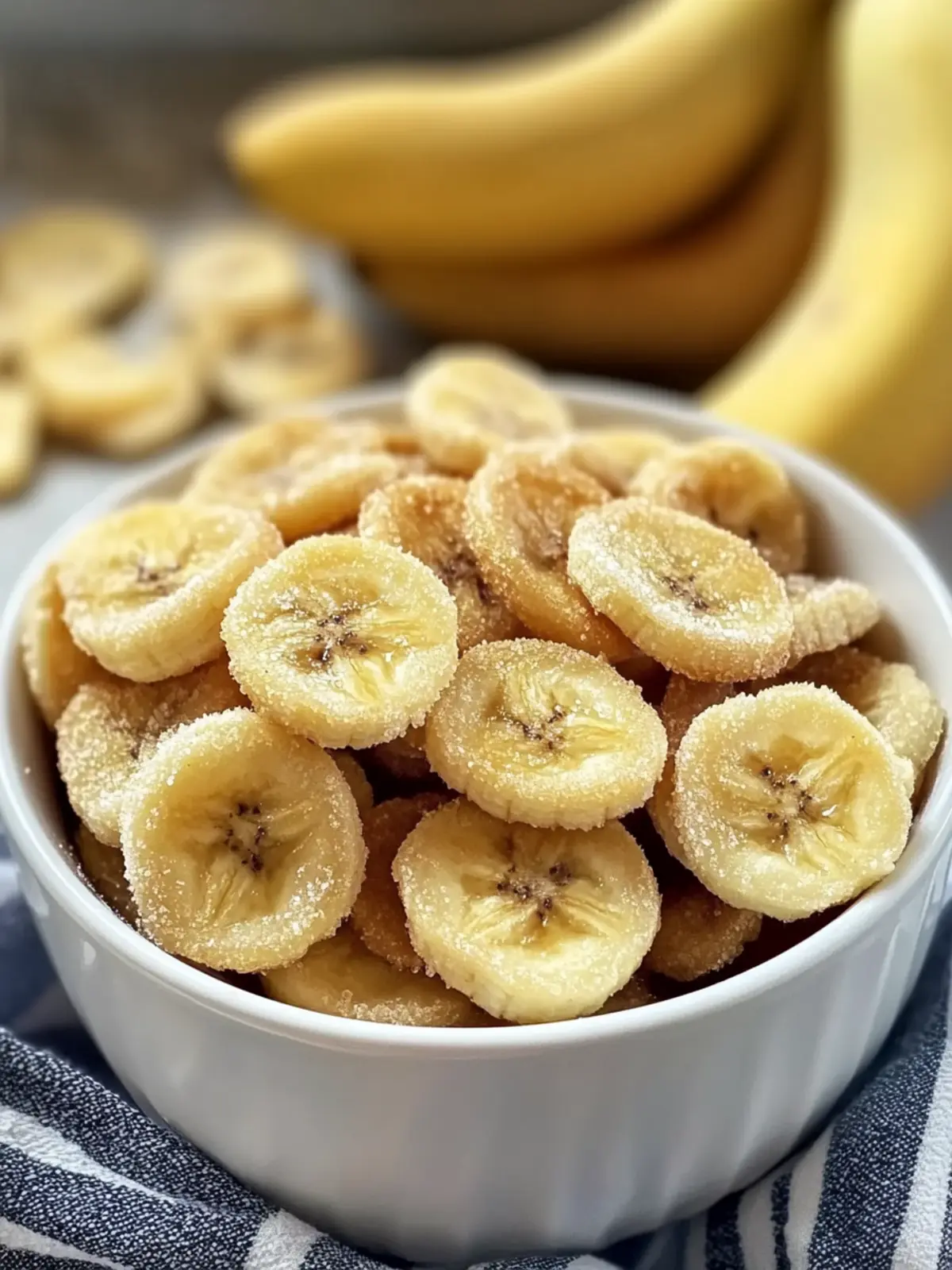 Crispy Air Fryer Banana Chips with Cinnamon-Sugar Twist 3 Air Fryer Banana Chips